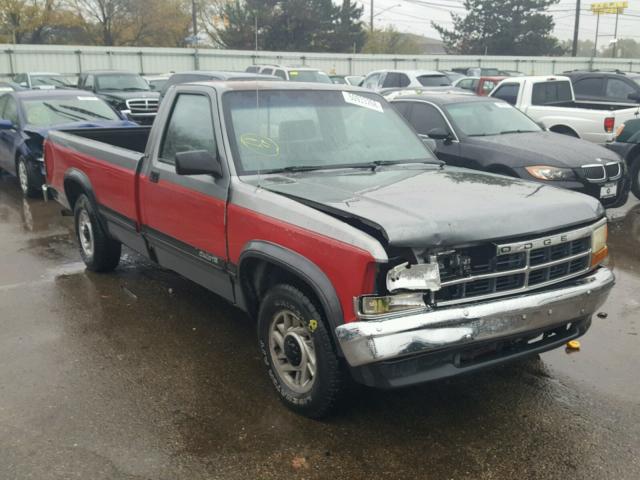 1B7FL26XXNS580371 - 1992 DODGE DAKOTA GRAY photo 1