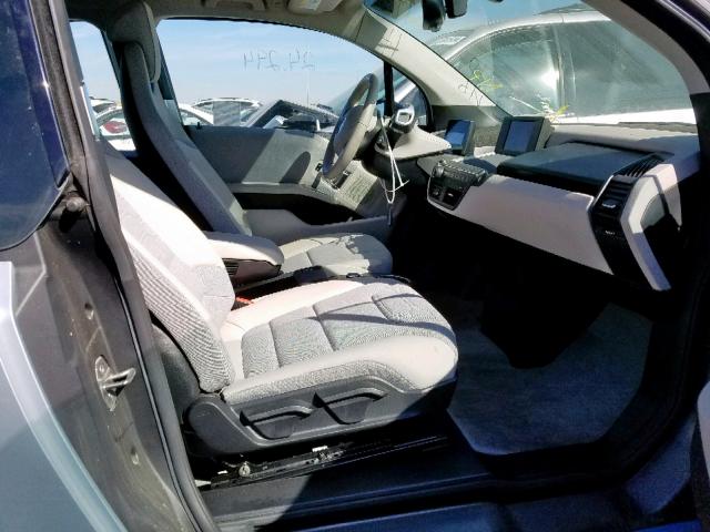 WBY1Z4C54FV504764 - 2015 BMW I3 REX SILVER photo 5