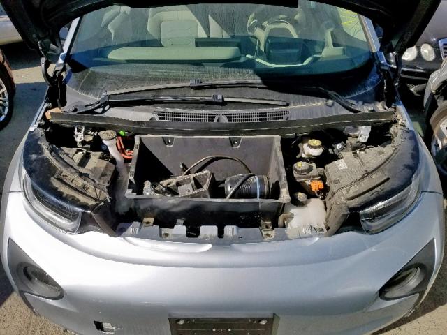 WBY1Z4C54FV504764 - 2015 BMW I3 REX SILVER photo 7