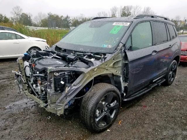 5FNYF8H06KB018673 - 2019 HONDA PASSPORT E 灰色 照片 2