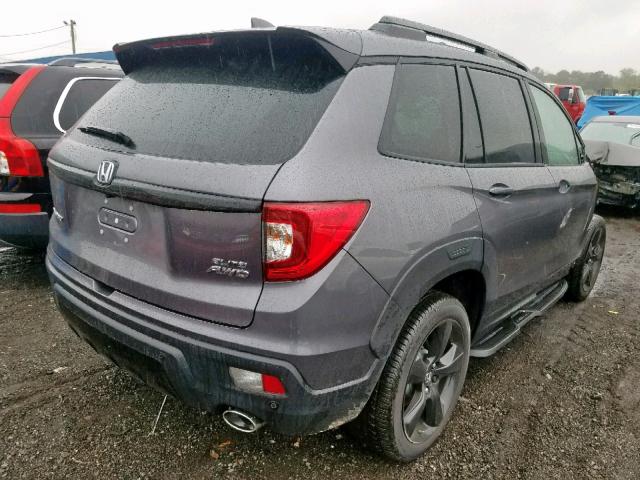 5FNYF8H06KB018673 - 2019 HONDA PASSPORT E 灰色 照片 4