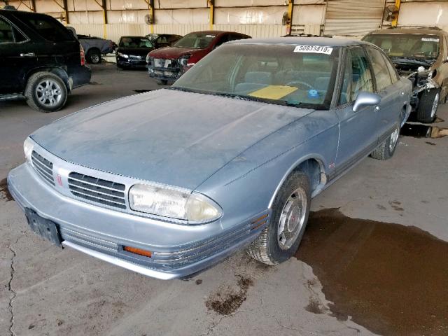 1G3HN52K4S4821789 - 1995 OLDSMOBILE 88 ROYALE BLUE photo 2