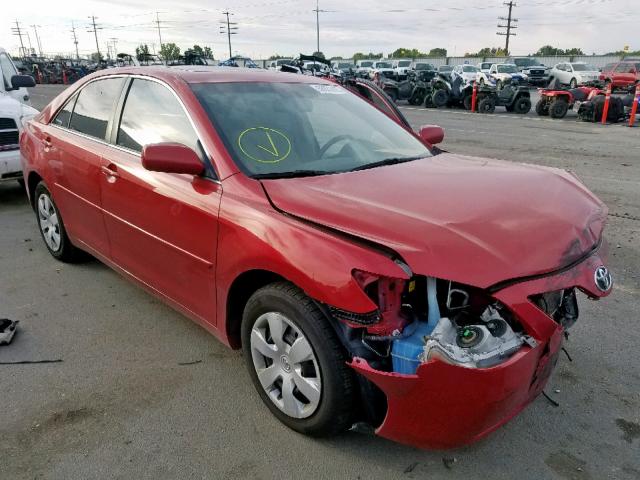 JTNBE46K773104953 - 2007 TOYOTA CAMRY CE RED photo 1