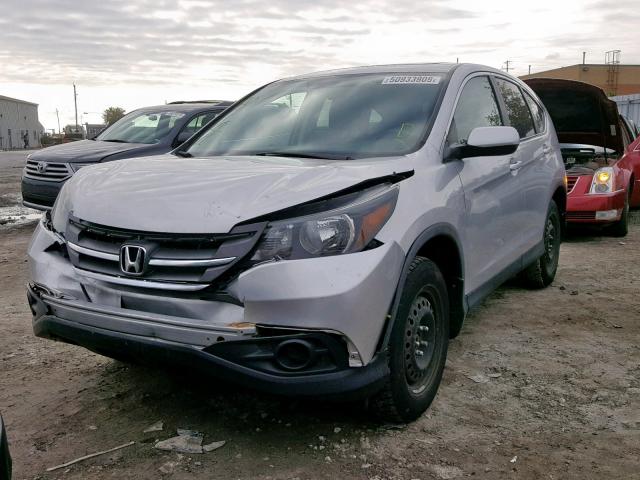 2HKRM4H73CH107698 - 2012 HONDA CR-V EXL SILVER photo 2