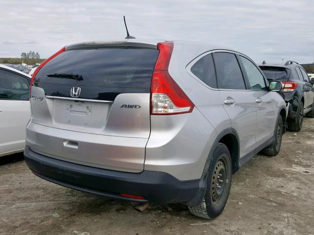 2HKRM4H73CH107698 - 2012 HONDA CR-V EXL SILVER photo 4