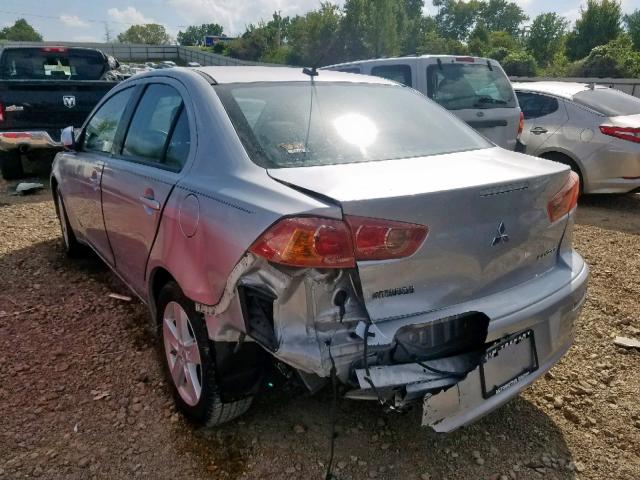 JA3AU26U58U013490 - 2008 MITSUBISHI LANCER ES WHITE photo 3