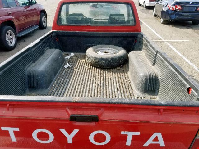 JT4RN50R8J5158918 - 1988 TOYOTA PICKUP 1/2 RED photo 6