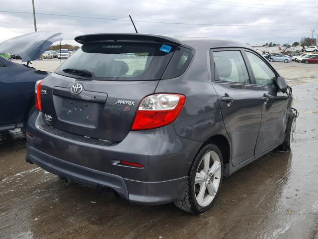 2T1KE4EE0AC037143 - 2010 TOYOTA COROLLA MA CHARCOAL photo 4