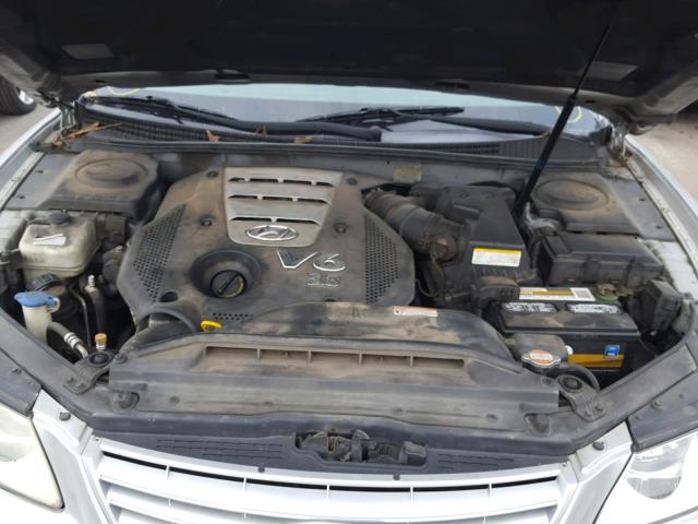 KMHFC46F67A222904 - 2007 HYUNDAI AZERA SE SILVER photo 7