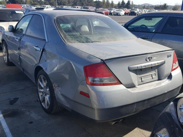 JNKAY41E13M003757 - 2003 INFINITI M45 GRAY photo 3