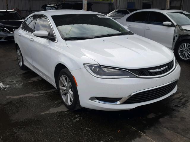 1C3CCCAB6FN580506 - 2015 CHRYSLER 200 LIMITE WHITE photo 1