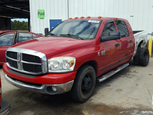 3D7ML49A78G144167 - 2008 DODGE RAM 3500 RED photo 2