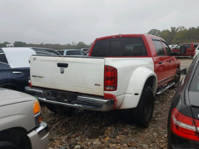 3D7ML49A78G144167 - 2008 DODGE RAM 3500 RED photo 4