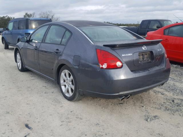 1N4BA41E07C856128 - 2007 NISSAN MAXIMA SE GRAY photo 3