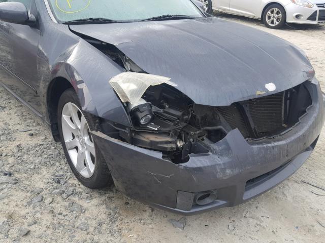 1N4BA41E07C856128 - 2007 NISSAN MAXIMA SE GRAY photo 9