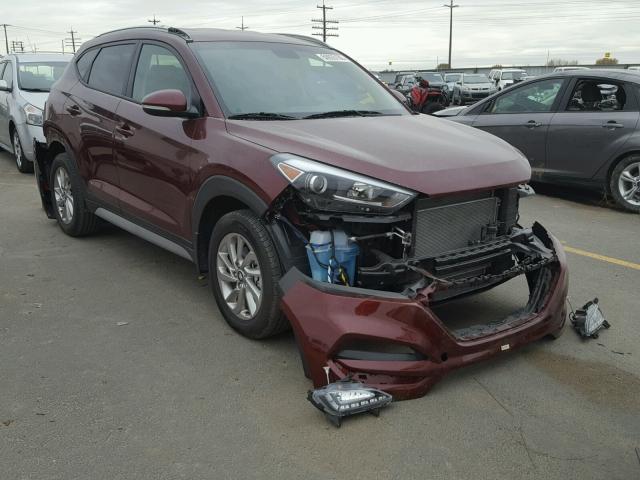 KM8J3CA41HU510839 - 2017 HYUNDAI TUCSON LIM MAROON photo 1