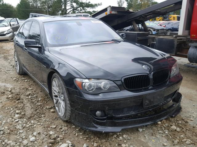 WBAHL83567DT10217 - 2007 BMW 750I BLACK photo 1