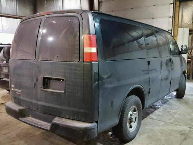 1GNFH154981213062 - 2008 CHEVROLET EXPRESS G1 GREEN photo 4