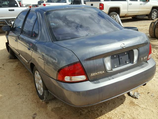 3N1CB51D5YL339537 - 2000 NISSAN SENTRA BAS GRAY photo 3