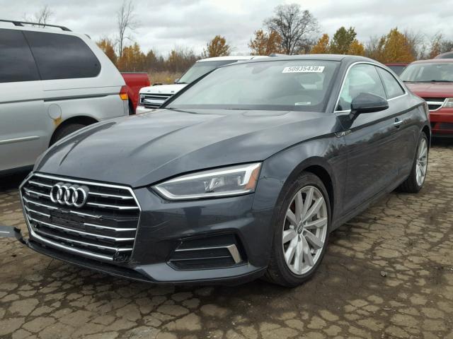 WAUPNAF53JA048450 - 2018 AUDI A5 PREMIUM GRAY photo 2