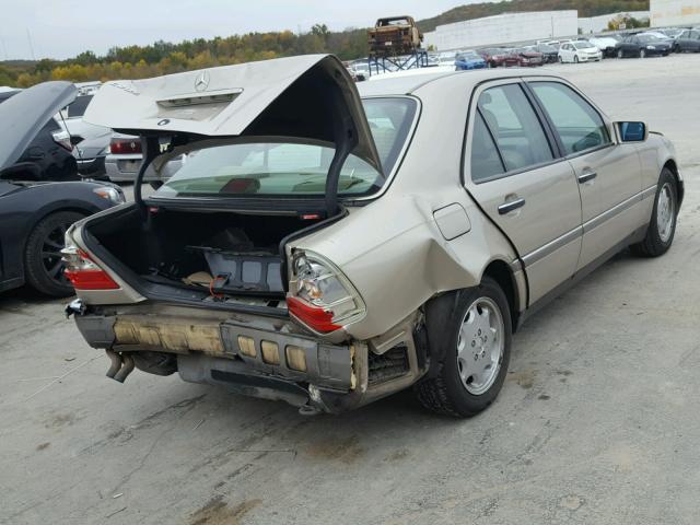 WDBHA28E2TF416434 - 1996 MERCEDES-BENZ C 280 BEIGE photo 4