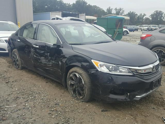 1HGCR3F8XHA036822 - 2017 HONDA ACCORD EXL BLACK photo 1