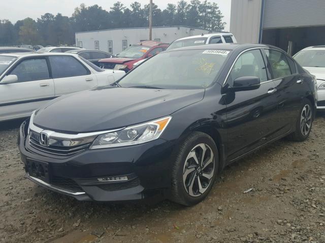 1HGCR3F8XHA036822 - 2017 HONDA ACCORD EXL BLACK photo 2