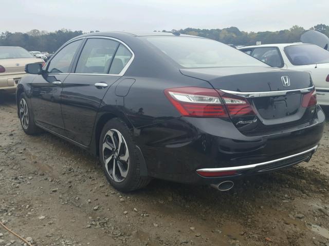 1HGCR3F8XHA036822 - 2017 HONDA ACCORD EXL BLACK photo 3