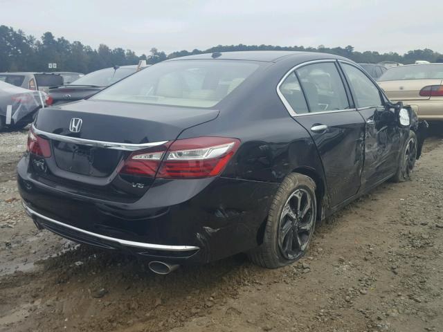 1HGCR3F8XHA036822 - 2017 HONDA ACCORD EXL BLACK photo 4