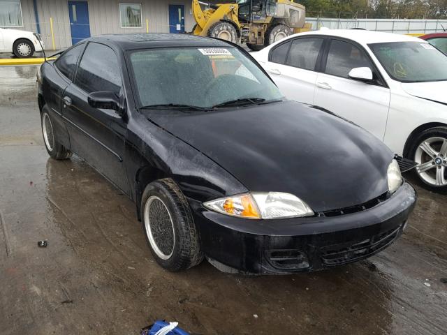 1G1JS124827260296 - 2002 CHEVROLET CAVALIER L BLACK photo 1