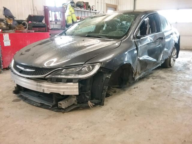 1C3CCCAB4FN724540 - 2015 CHRYSLER 200 LIMITE GRAY photo 2