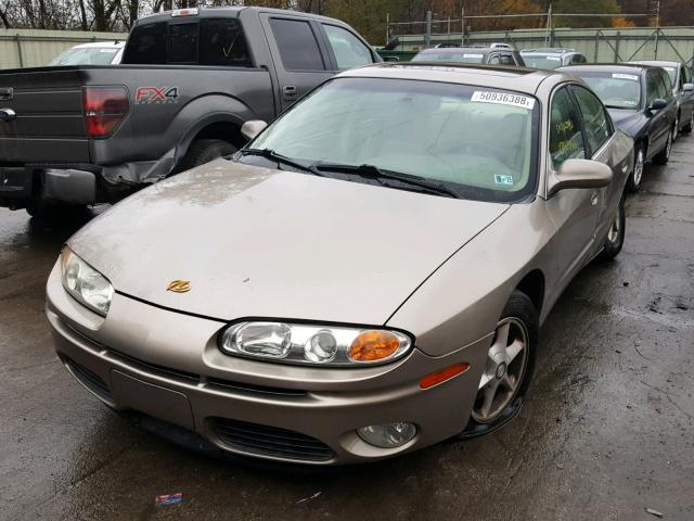 1G3GR64H824160422 - 2002 OLDSMOBILE AURORA TAN photo 2