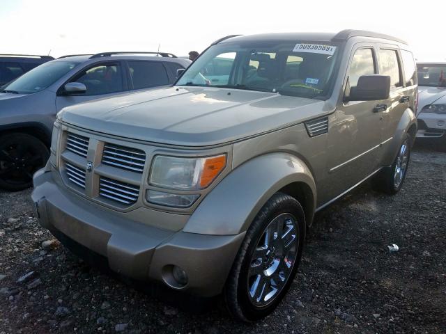 1D4PT4GK1AW173516 - 2010 DODGE NITRO HEAT TAN photo 2