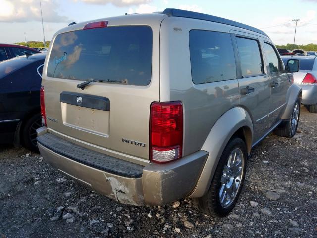 1D4PT4GK1AW173516 - 2010 DODGE NITRO HEAT TAN photo 4