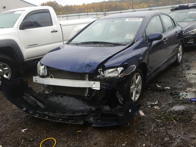 19XFA16609E009844 - 2009 HONDA CIVIC BLUE photo 2