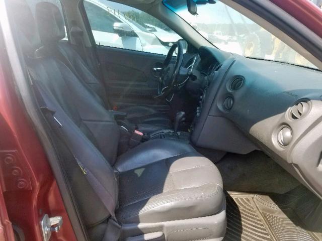 2G2WR524151135579 - 2005 PONTIAC GRAND PRIX RED photo 5