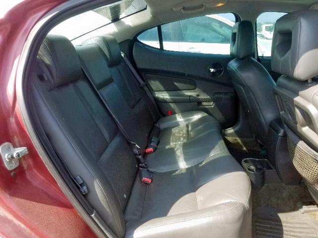 2G2WR524151135579 - 2005 PONTIAC GRAND PRIX RED photo 6