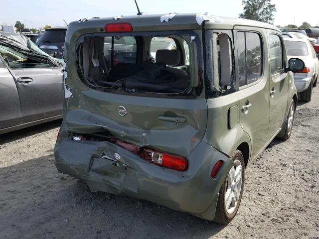 JN8AZ28R39T112607 - 2009 NISSAN CUBE BASE GREEN photo 4