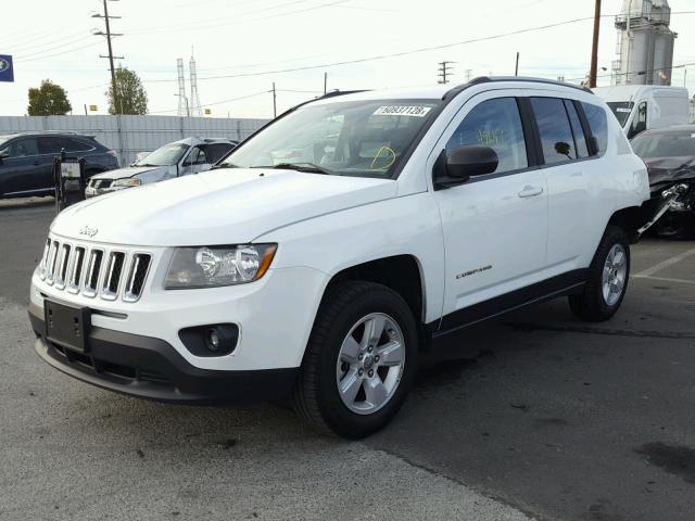 1C4NJCBA1GD765392 - 2016 JEEP COMPASS SP 白色 照片 2