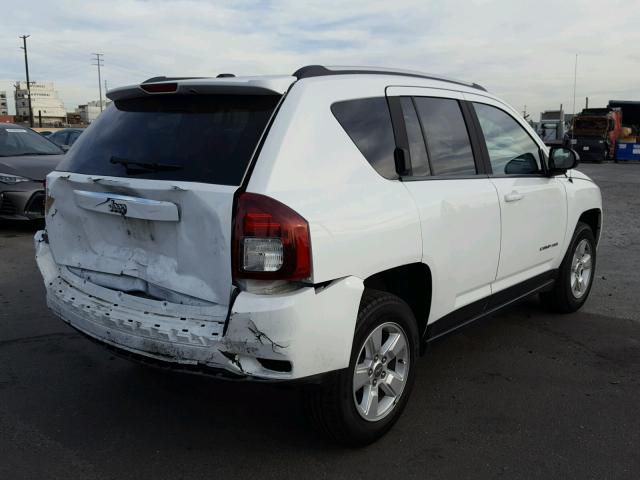 1C4NJCBA1GD765392 - 2016 JEEP COMPASS SP WHITE photo 4