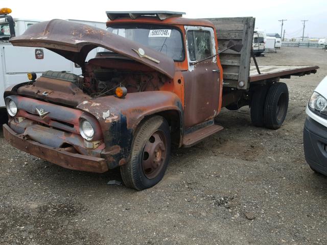 F60V6G42963 - 1956 FORD F-600 RED photo 2