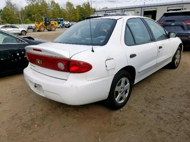 1G1JF52F747156477 - 2004 CHEVROLET CAVALIER L WHITE photo 4