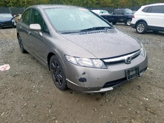 1HGFA16567L029626 - 2007 HONDA CIVIC LX GRAY photo 9