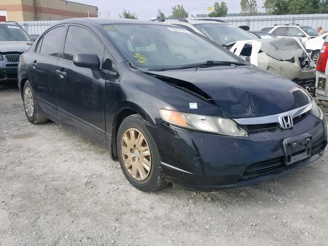 2HGFA16218H106844 - 2008 HONDA CIVIC DX BLACK photo 1