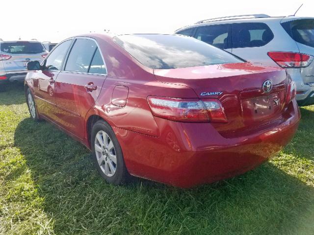 4T1BE46KX9U394845 - 2009 TOYOTA CAMRY BASE RED photo 3