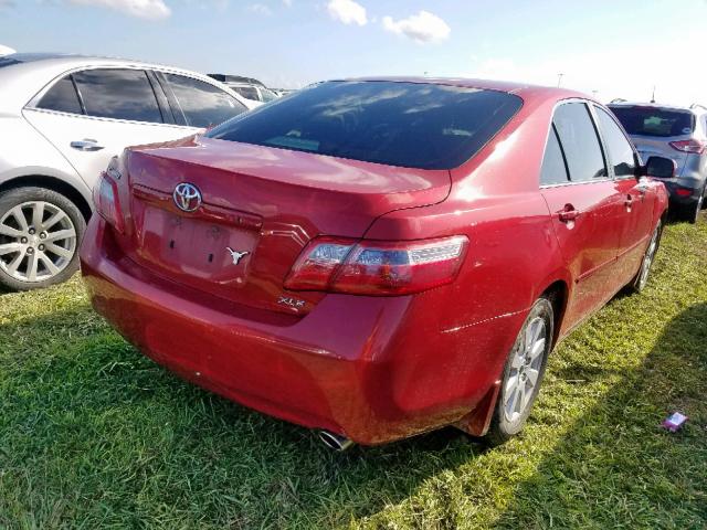 4T1BE46KX9U394845 - 2009 TOYOTA CAMRY BASE RED photo 4