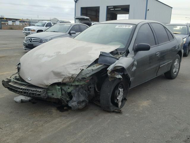 1G1JC524927215761 - 2002 CHEVROLET CAVALIER B GREEN photo 2