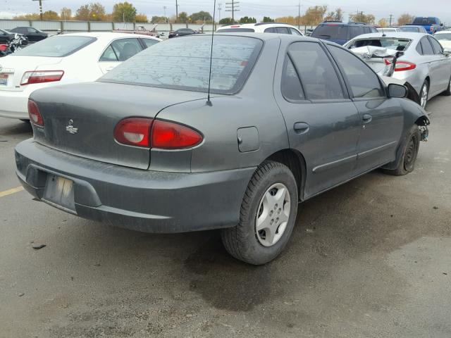 1G1JC524927215761 - 2002 CHEVROLET CAVALIER B GREEN photo 4