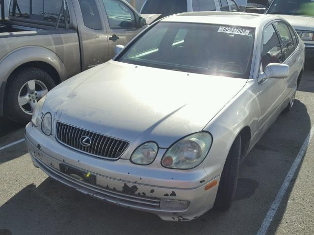 JT8BD69S210139986 - 2001 LEXUS GS 300 SILVER photo 2