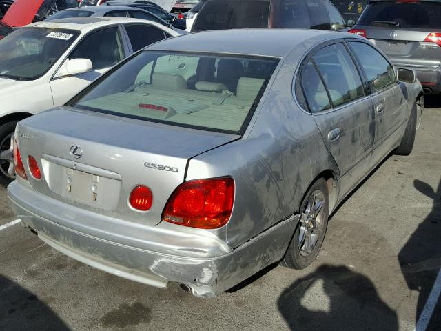 JT8BD69S210139986 - 2001 LEXUS GS 300 SILVER photo 4